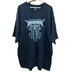 The Holy Grail Of Clothing Demonsrow‎ Skull Biker Tee Riding Never Hiding 3XXL